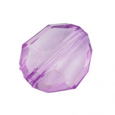 25mm Slīpēta Pērle Ovals Violeta 1gab.